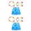 2Pz Set Gonna Hula Hawaiano Per A Luau 5