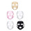 5 Unidades De Capas Reutilizáveis Silicone Para Máscaras Faciais 7