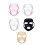5 Unidades De Capas Reutilizáveis Silicone Para Máscaras Faciais 3
