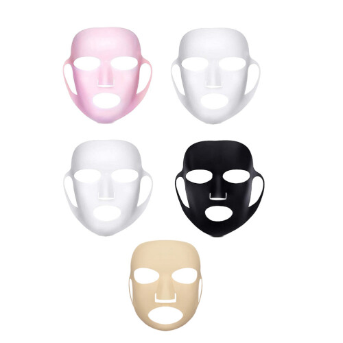 5 Unidades De Capas Reutilizáveis Silicone Para Máscaras Faciais 2