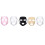 5 Unidades De Capas Reutilizáveis Silicone Para Máscaras Faciais 8