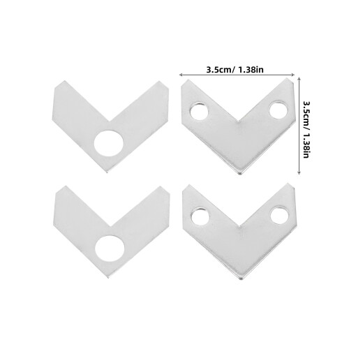 40 Screws Small Brackets For Mirror Heavy Duty Backing In Homes 2