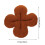 Cute Seat Cushion Pillow Coffee Plush Indoor Use 1pack 3