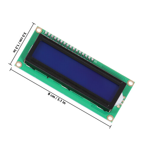 1602A Módulo Display Serial Durável Compatível Com Mega R3 2