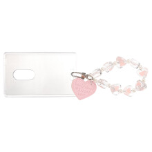 Acrylic Photocard Holder Keychain Transparent Card Cover for Kids