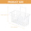 bathroom storage basket kitchen sponge organizer home utility basket 11