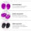 6 De Protetores Auriculares De Silicone Para Cabeleireiro 9