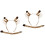 2Set Accessorio Costume Giraffa Cerchietto Orecchie E Per 4