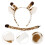 2Set Accessorio Costume Giraffa Cerchietto Orecchie E Per 8
