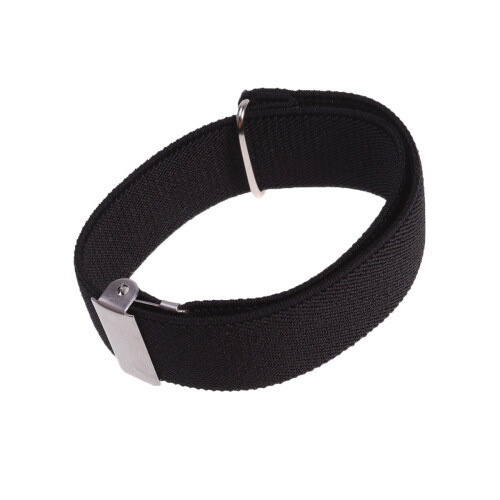 Um Par De Braçadeiras Para 2,5 Cm Chinlon Preto 2