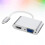 Usb3.1 Type-C To Vga 2 In 1 Adapter Silver 10