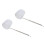 2Pcs Adjustable White Fish Net for Aquarium Fish Tank Durable Handle 1