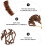 Hair Braid 20 Tranças Dreadlocks Temperatura Marrom 8