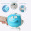 1Pc Electric Automatic Bubble Blower Toy Helicopter For Kids 3