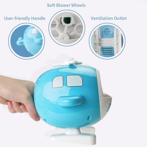 1Pc Electric Automatic Bubble Blower Toy Helicopter For Kids 2