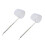 2Pcs Adjustable White Fish Net for Aquarium Fish Tank Durable Handle 2