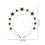 1Conjunto Conjunto Gótico Preto Zircônio Headband 2