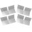 4Pcs Collapsible Mask Holder Portable Clip Transparent Container 1