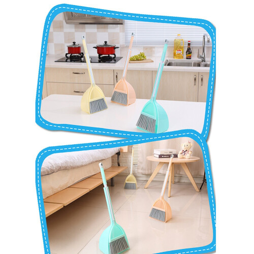 Childs Broom And Dustpan Set Pp Material Yellow 1 Set 2