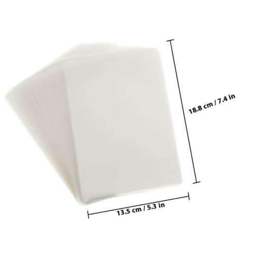 100 folhas de filme transparente para encapsulamento térmico 1