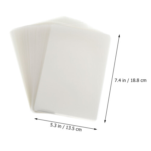 100 folhas de filme transparente para encapsulamento térmico 2