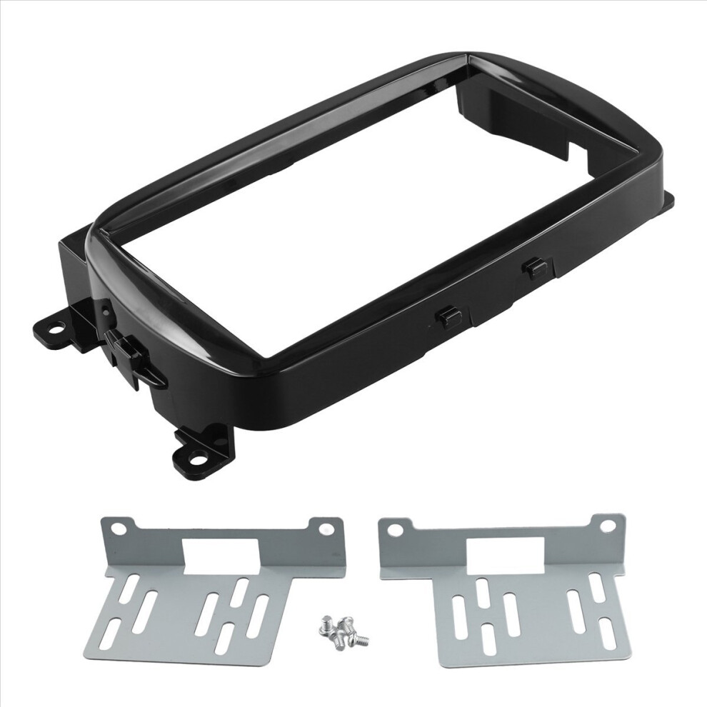 Car Radio Fascias Frame For 2015 Android Big Screen Kit Fascia 2Din Dv Black 4851500980103
