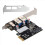 Uitbreidingskaart Desktop Graphics PCI-E1x naar USB3.1 Type-C USB3.0 A-adapter 1