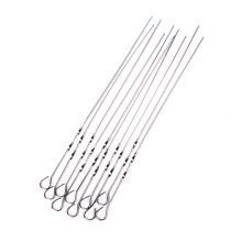 10 Unidades 38 Cm Aço Inoxidável Plano Para