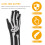 One Pair Halloween Skeleton Gloves Long Arm Full Finger 7