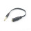 Linha Extensão Estéreo 3,5 Mm Macho Para Fêmea Preto 5
