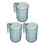 3Pcs Conjunto De Para Escova De Dentes Plástico Reutilizável 11