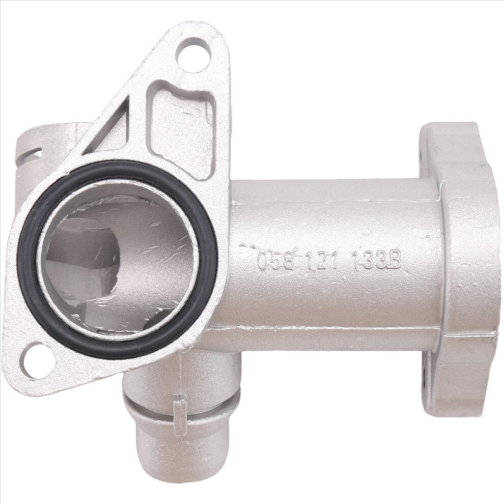 Aluminum Car Coolant Hose Outlet Connector Cooling Radiator Pipe 05812 Silver 4851500965629