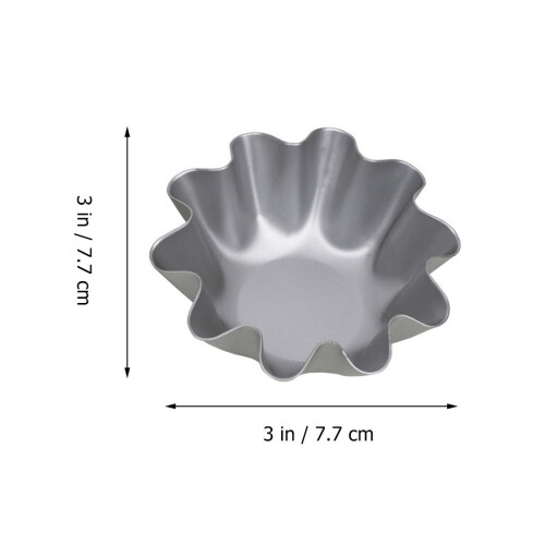 4 Sztuki Formy Do Kremówek Aluminium 1