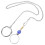 1Set Stainless Steel Parrot Training Bird Neck Collar 8