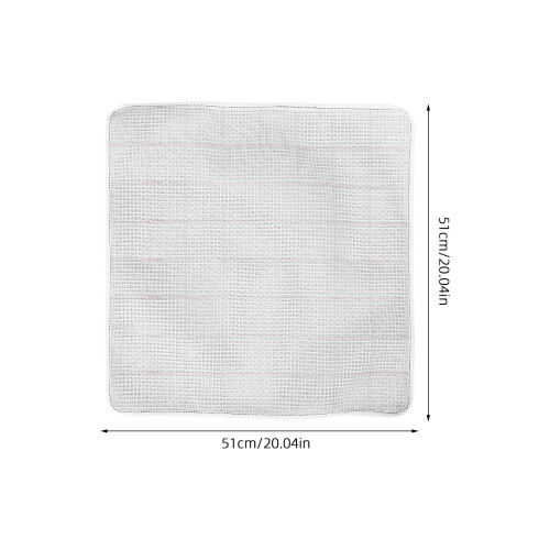 Rug Making Material Polyester Fabric White 1pcs 1