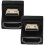 2Pcs Conector De Vídeo Tv Acoplador 9