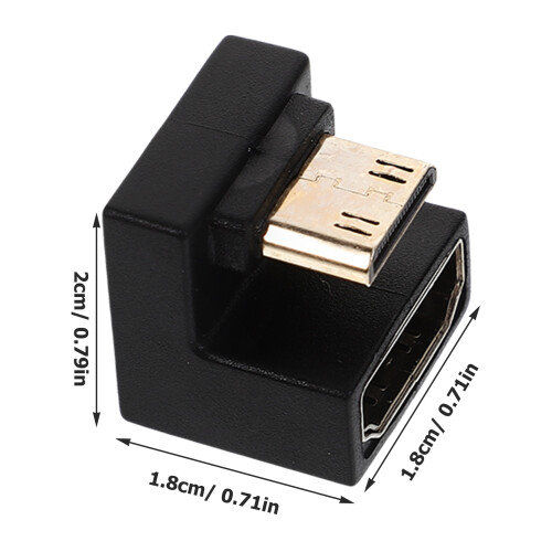 2Pcs Conector De Vídeo Tv Acoplador 2