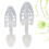 2pcs adjustable plastic shoe stretchers, detachable, size 40-45 11