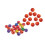 24 Pcs Bola Saltitante Borracha Para Brinquedo E 3
