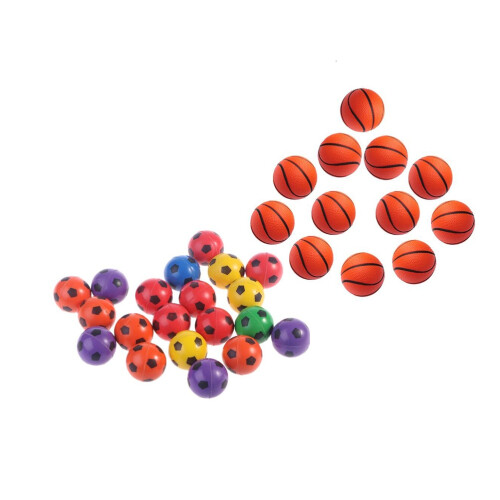 24 Pcs Bola Saltitante Borracha Para Brinquedo E 2