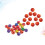 24 Pcs Bola Saltitante Borracha Para Brinquedo E 5