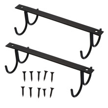 2Pcs De Para E Com Parafusos (Preto)