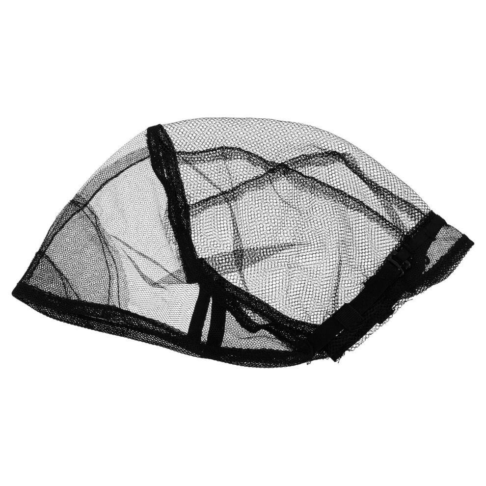 Iplusmile 1Pc Stretchable Black Wig Net Cap Lightweight Durable Mesh Dome Hat
