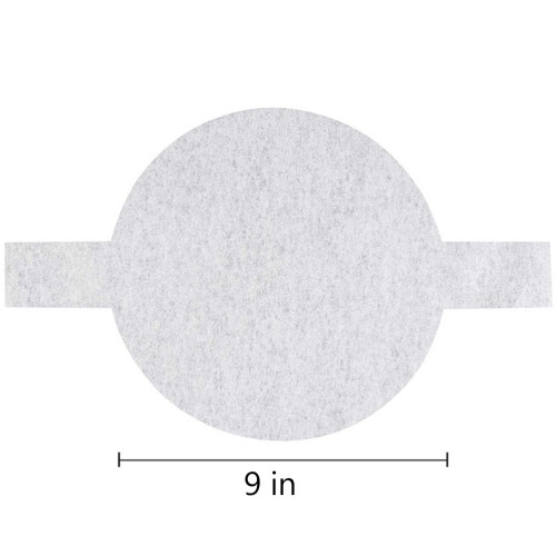 100Pcs Round Cake Pan Liner Non-Stick Silicone Baking Sheet 9Inch 1