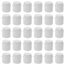 50 Unidades Tampa Plástica Reutilizável Para Creme Dental Com