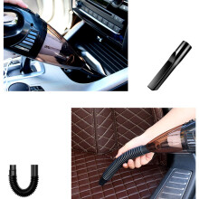 Aspirador De Pó Com Fio 12V Portátil Preto