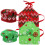 2 Conjuntos Roupas Miniatura Para , Aventais E Chapéus De Natal 5