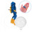 Fish Tank Decorations Diver Statue Figurine Floating Pendant Aquarium 10