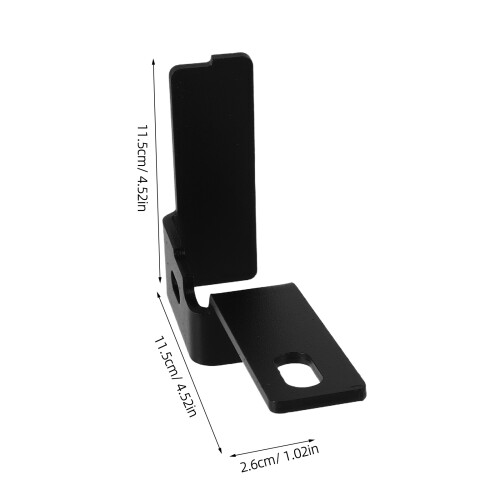 Auxiliary Light Bracket Motorcycle Lights Bracket Black 1 Pair 1