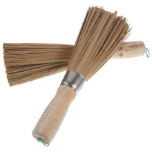 2 Sztuki Szczotki Bamboo Do Garów, Duże, Do Czyszczenia Woku